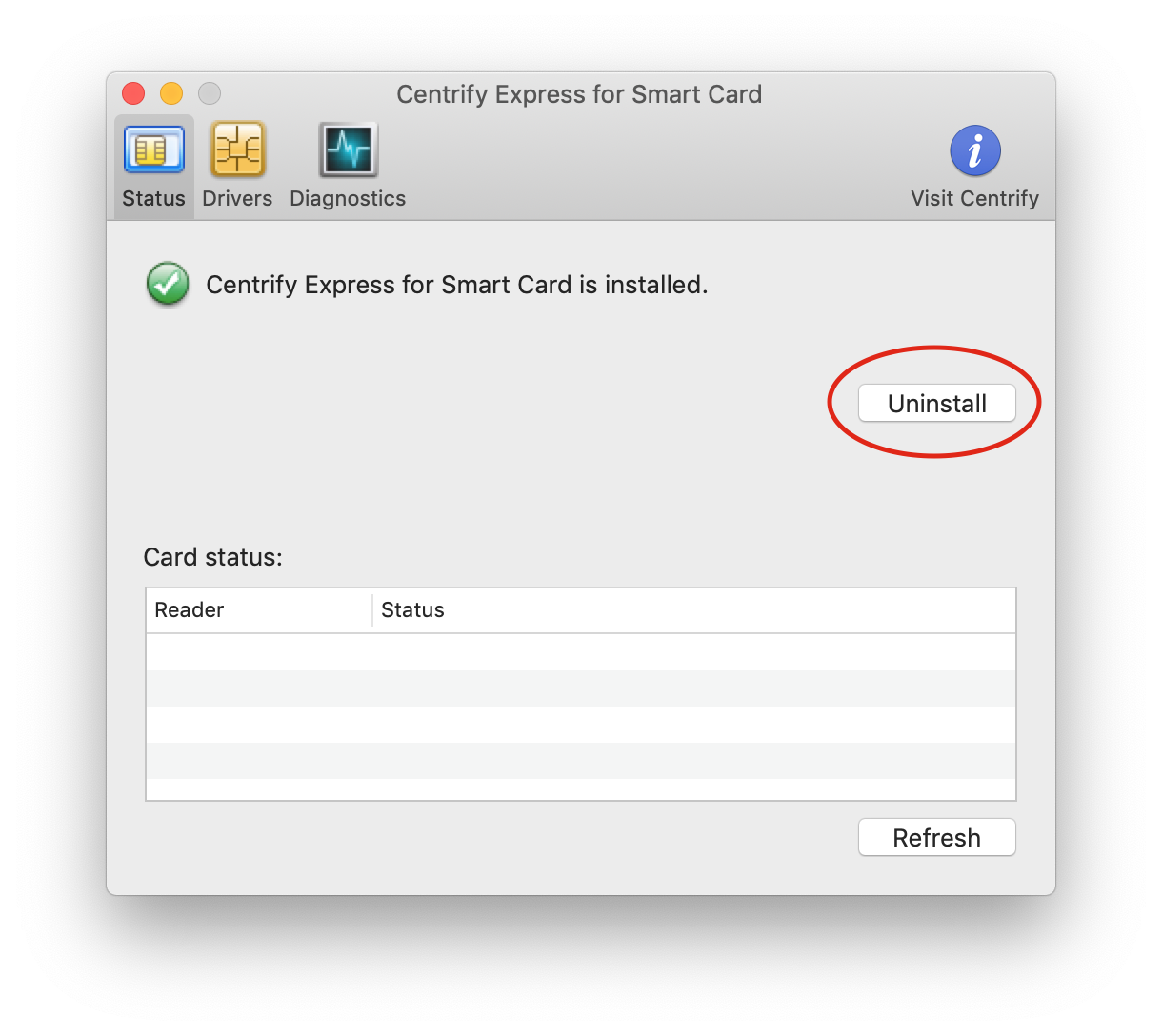 cac card install for mac
